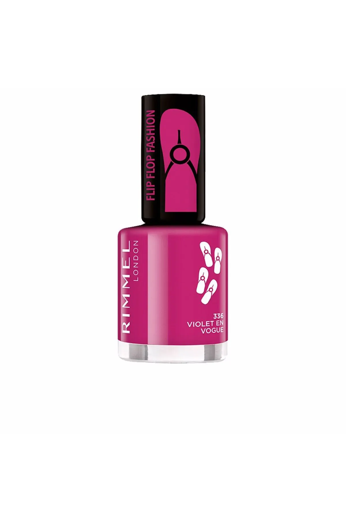 RIMMEL LONDON  60 Seconds Super Shine Nagellack Nr. 336-violett Vogue Rimmel London 8 ml