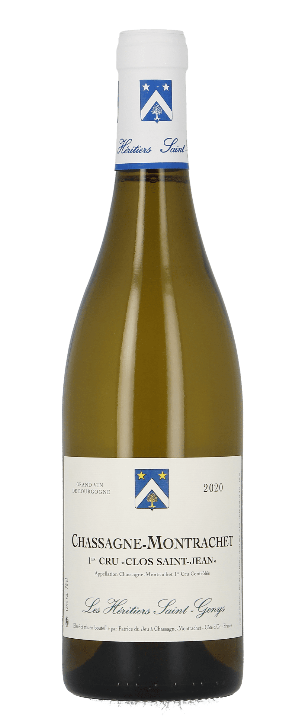 Les Héritiers Saint-Genys: Chassagne-Montrachet Premier Cru Clos Saint Jean 2020