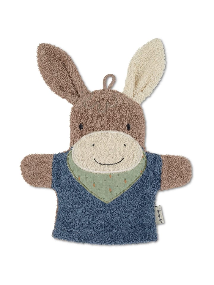 Sterntaler Waschhandschuh ESEL Emmilius in mittelblau günstig kaufen onesize