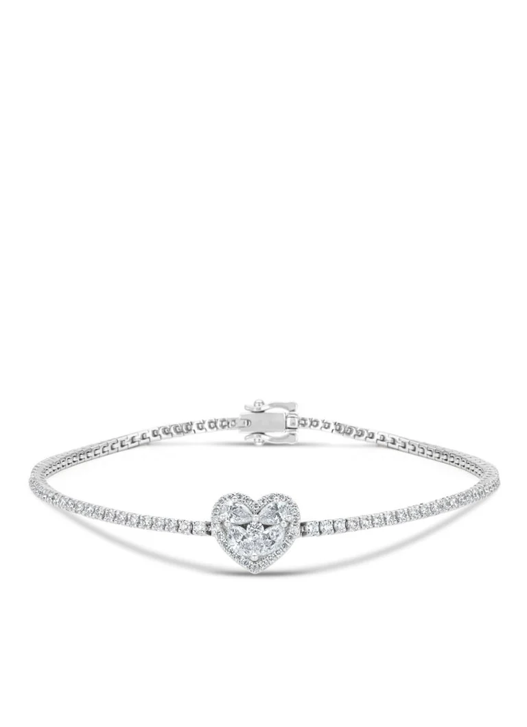 Brățară cu vârf de diamant din aur alb, diamant de 1,81 ct, Galerie