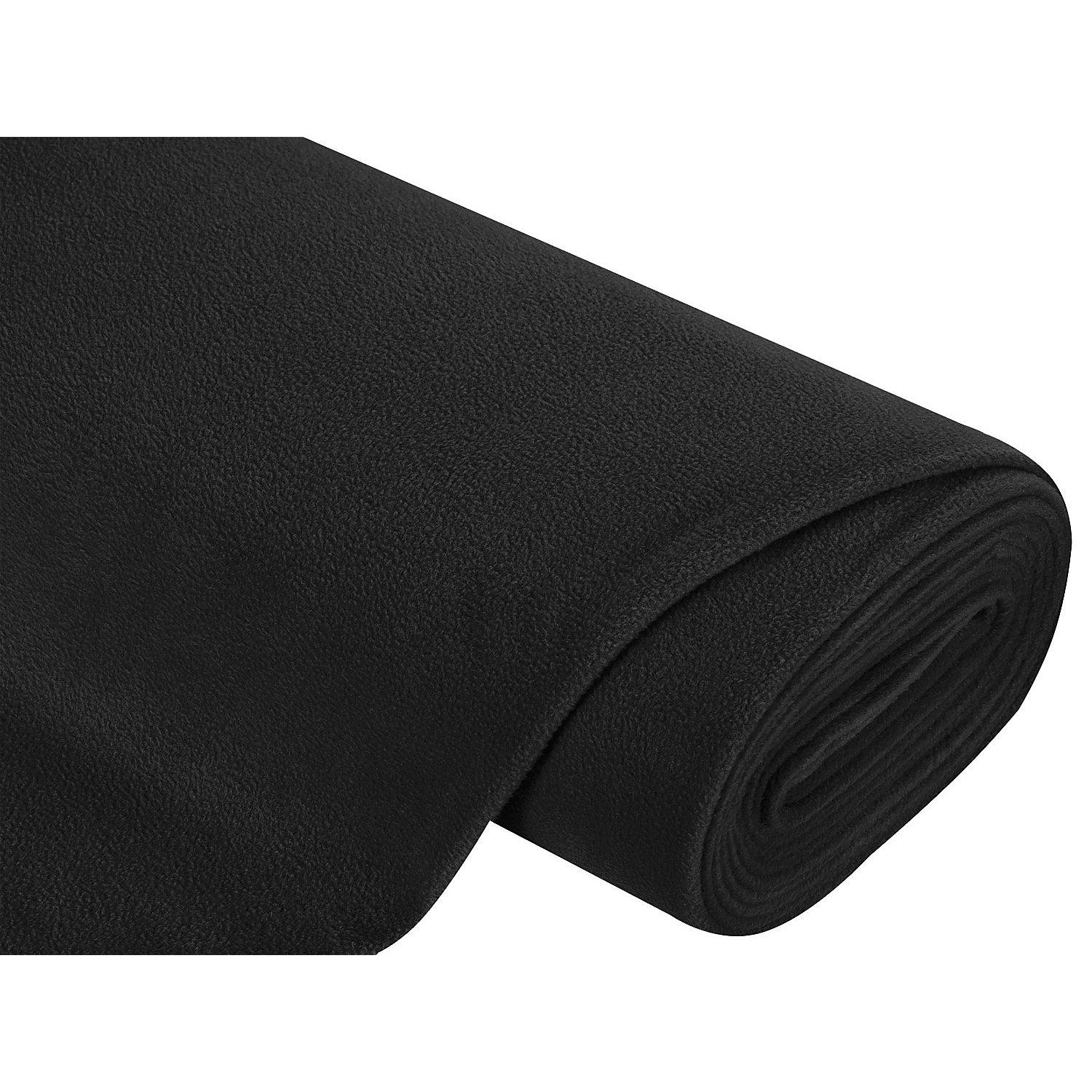Fleecestoff, schwarz