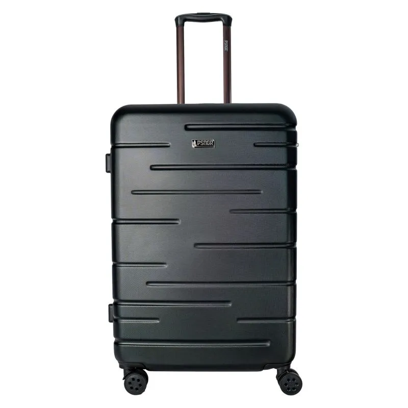 PSNGR Stripes Kofferset 2-teilig (L,M) Erweiterbar - Black