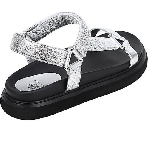 ekonika Sandalen mit glänzenden Riemen