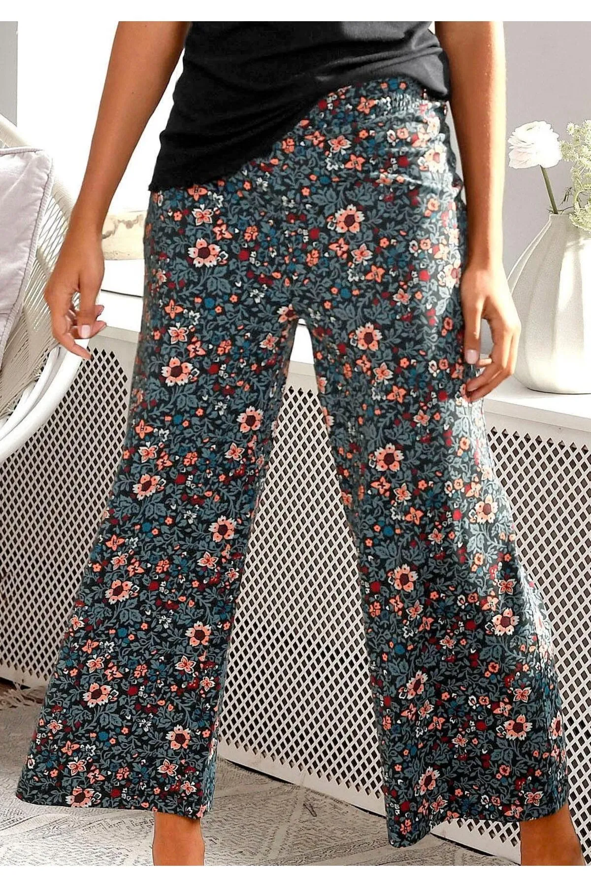 s.Oliver  Pyjamahose - Grün - Relaxed