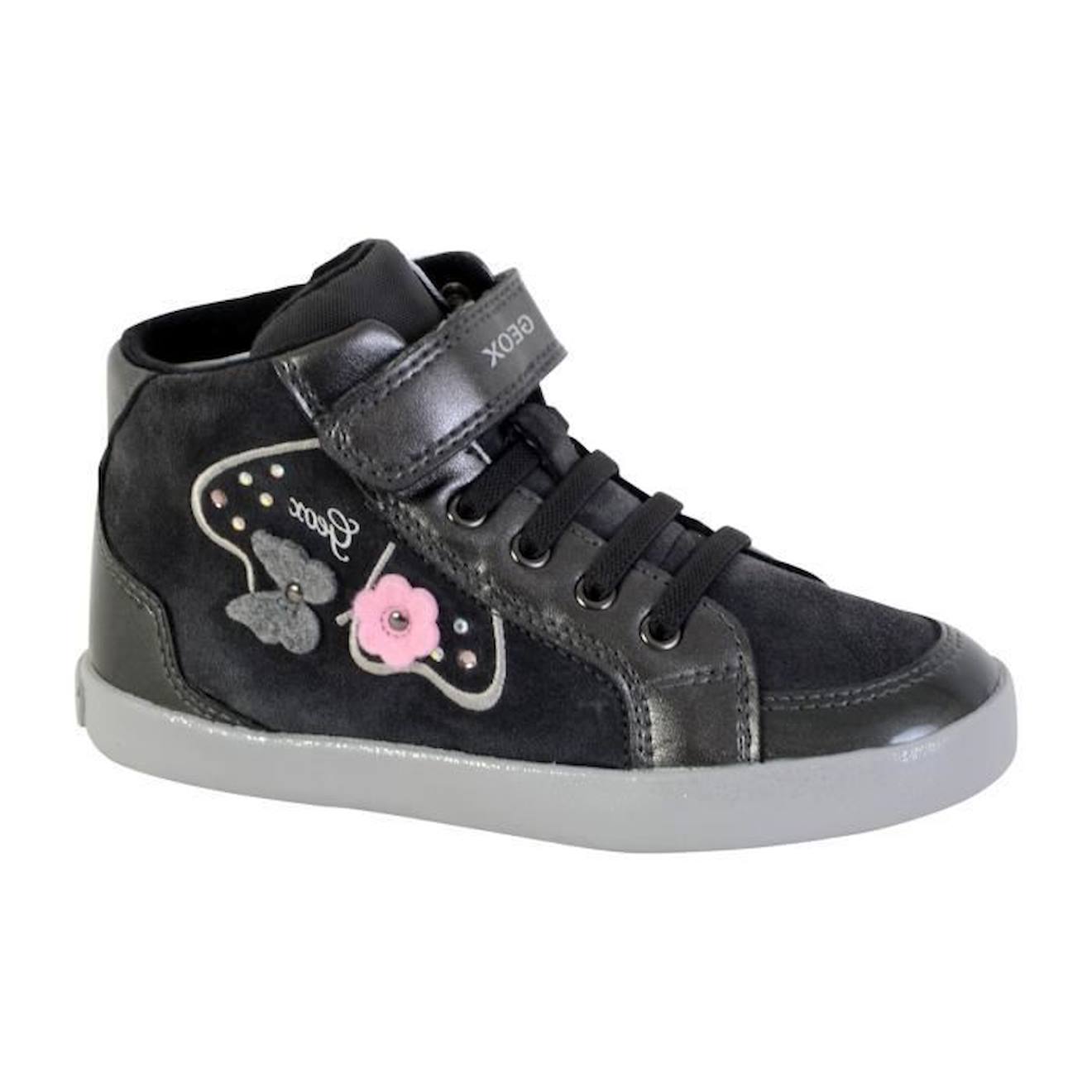 Baskets Geox Enfant Fille B Kilwi gris