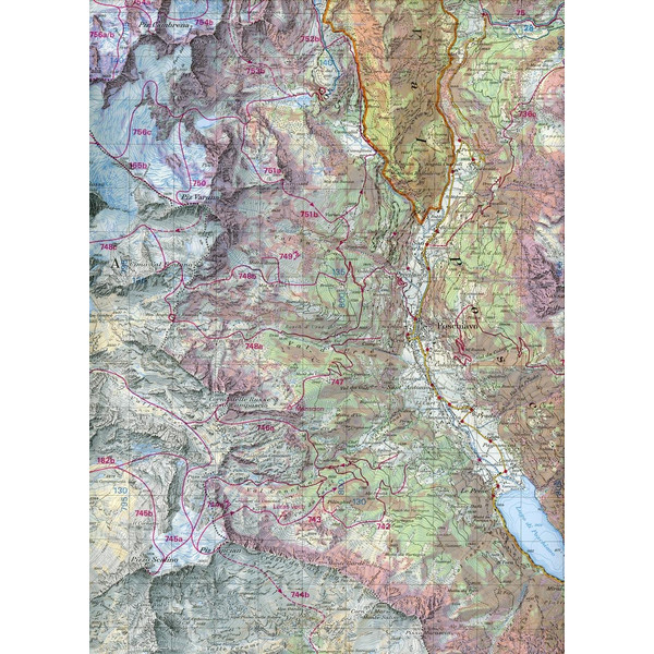 Swisstopo 1 : 50 000 Val Poschiavo - Wanderkarte