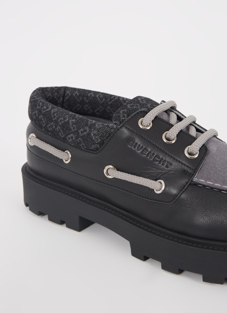 Pantofi sport Givenchy Strom din piele cu detalii din piele întoarsă.