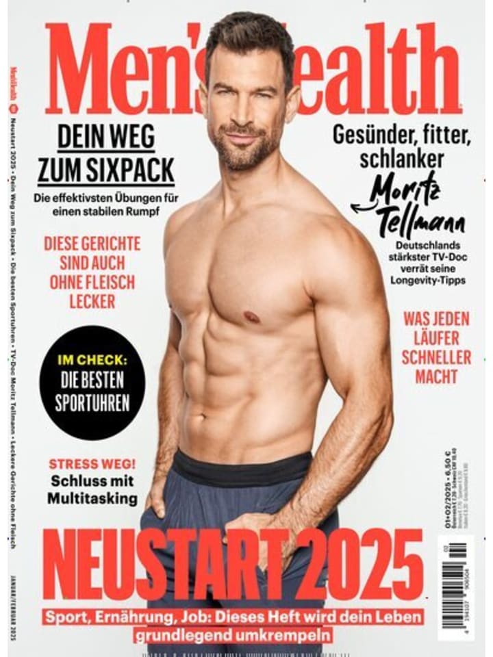 Hubert Burda Media 6 x MEN'S HEALTH Zeitschrift (Gutschein für Halbjahres Abo) günstig kaufen onesize