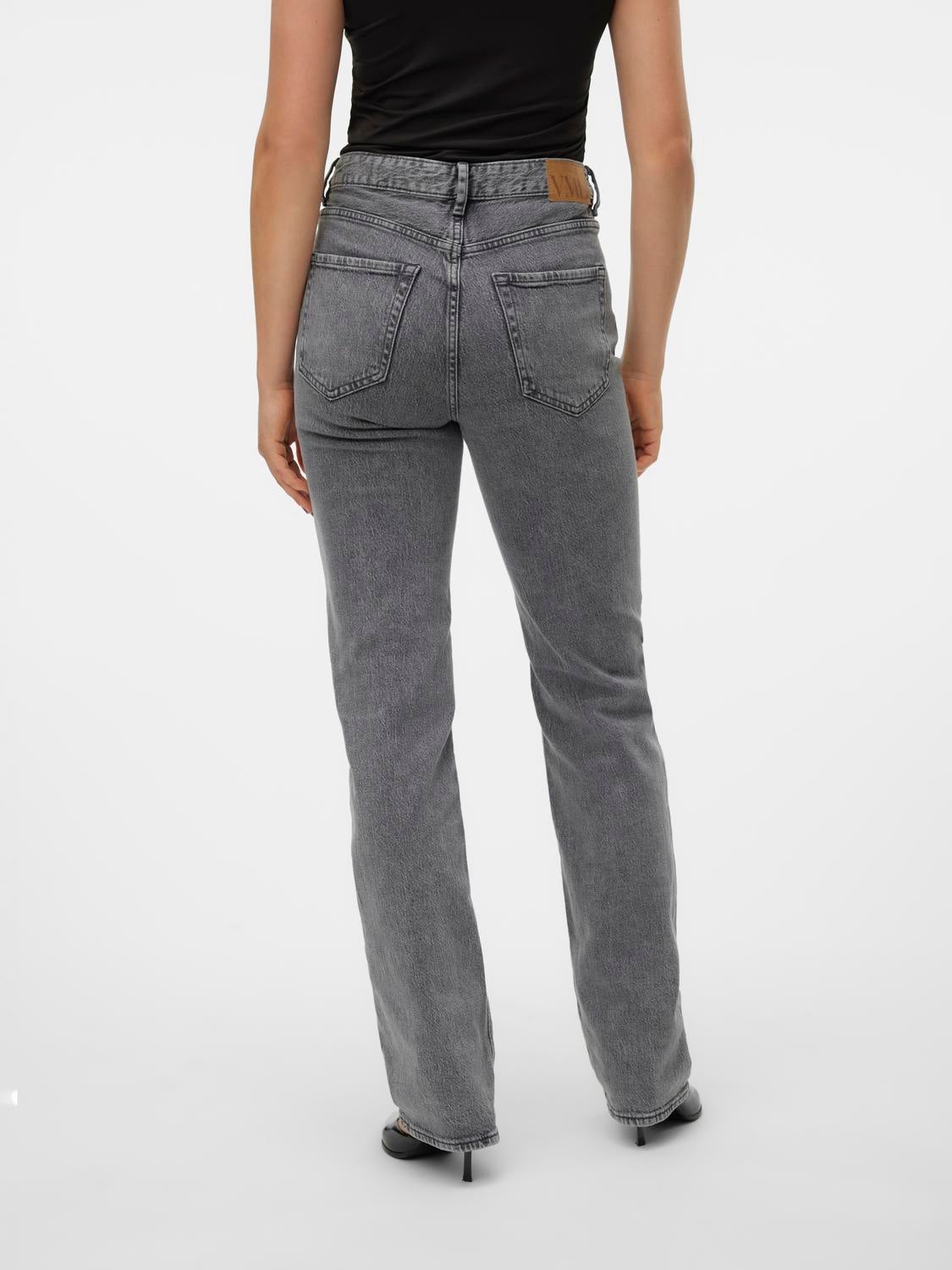 VMTESSA Hohe Taille Gerade geschnitten Jeans