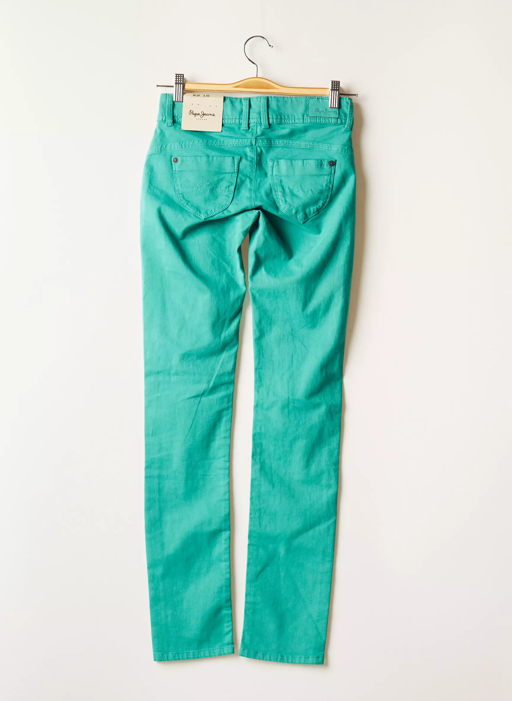 Pepe Jeans Pantalons Slim Femme couleur vert