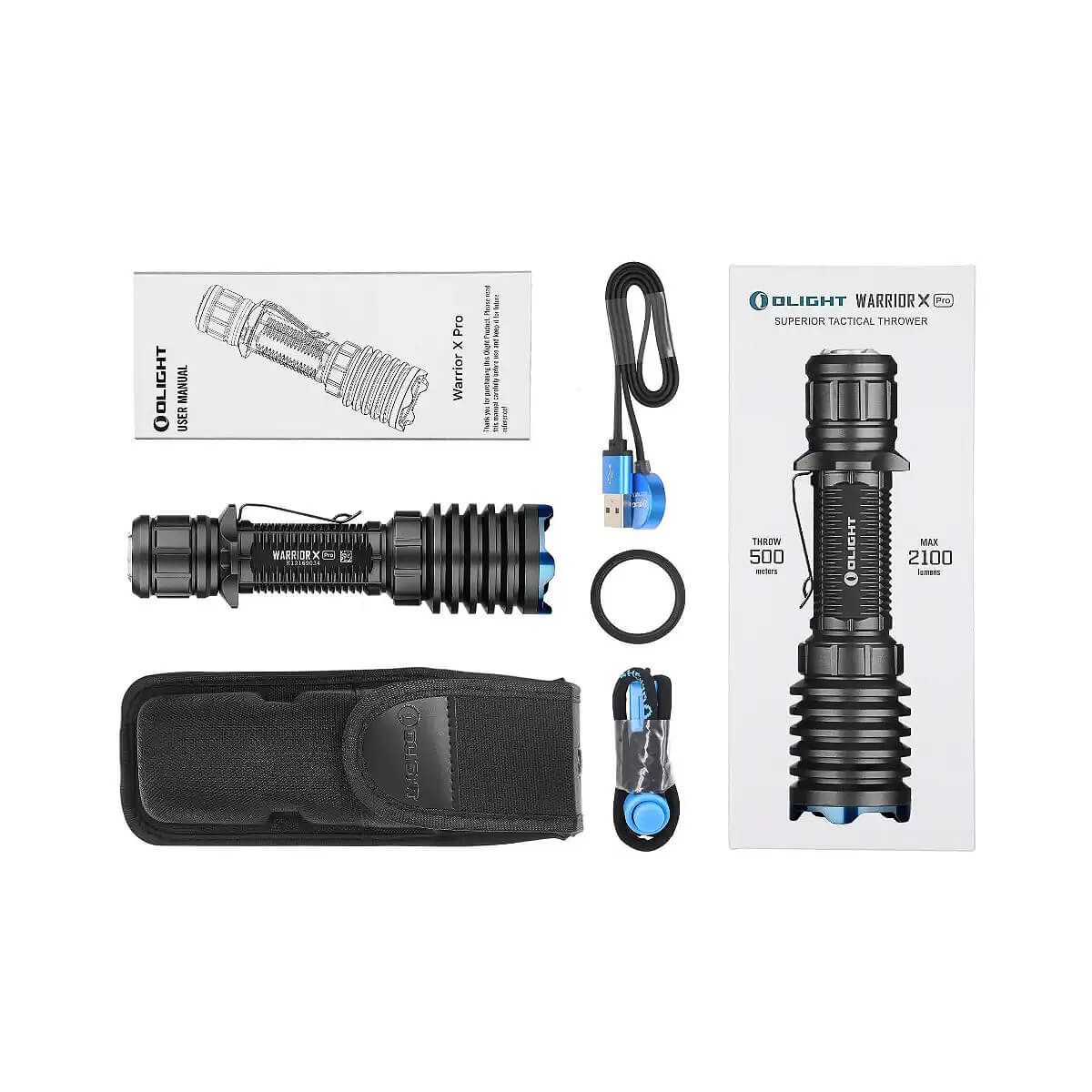 Warrior X Pro Taktische LED Taschenlampe