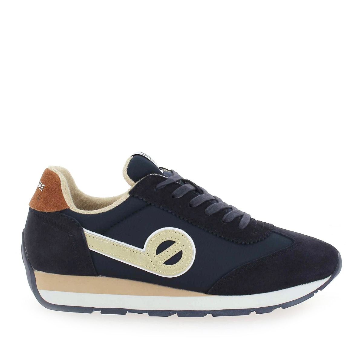 No Name  CITY RUN JOGGER SUEDE/CAMPER - marine