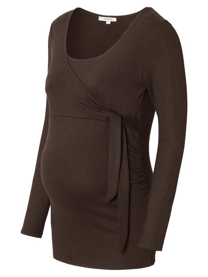Noppies Still-Shirt Elin in Coffee Bean günstig kaufen