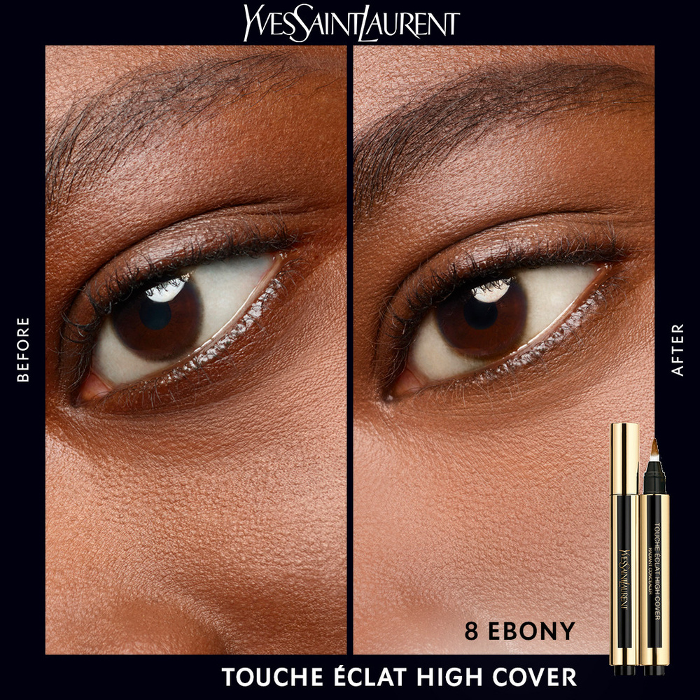 Yves Saint Laurent Touche Éclat High Cover Stylo correcteur anti-cernes lumineux et haute couvrance.