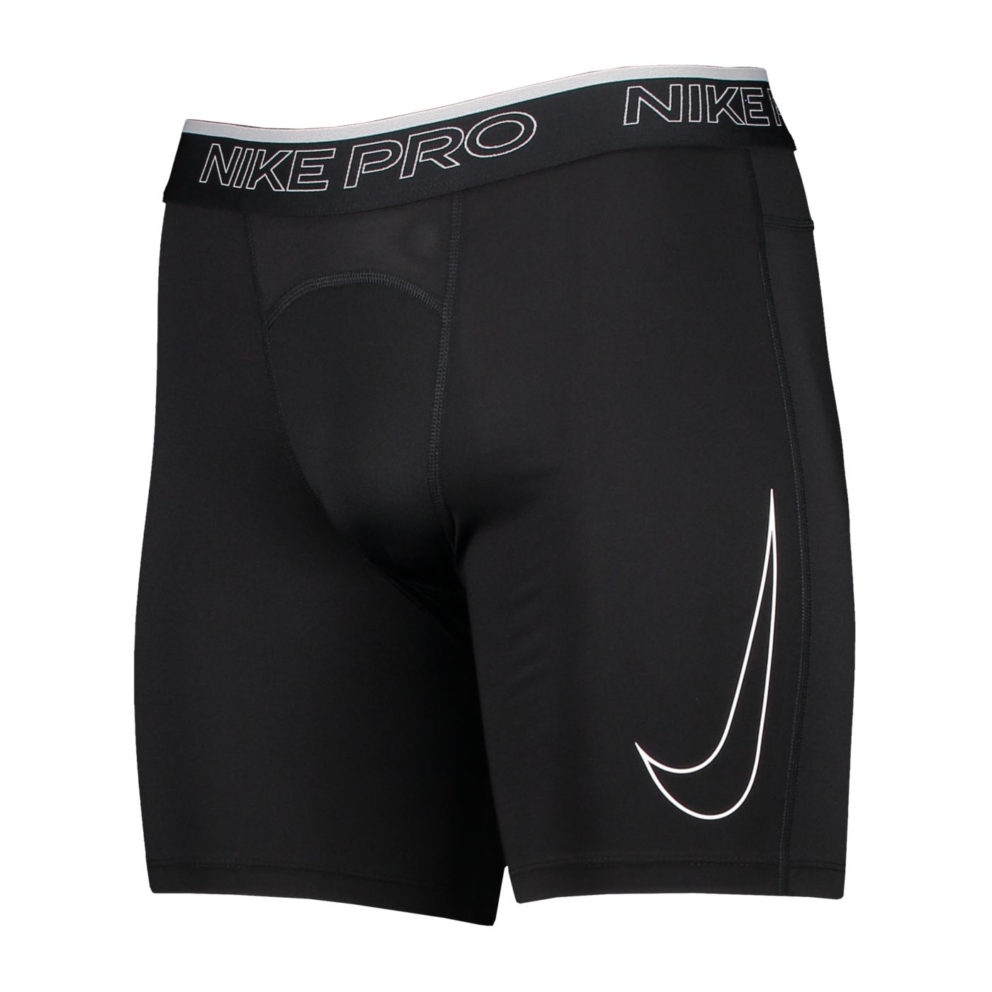 Nike Pro Short Schwarz Weiss F010