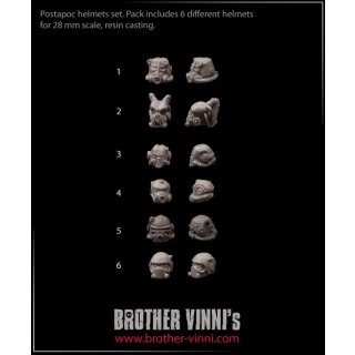 Post-Apoc Helmets (28 mm)