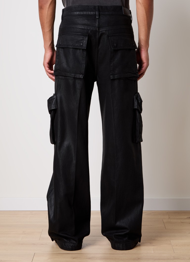 AMIRI Loose fit jeans with valve pockets and glossy finish