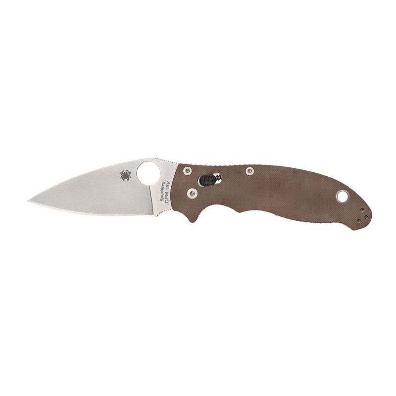 Spyderco Manix 2 G-10 Brown CPM-15V C101GPBN15V2