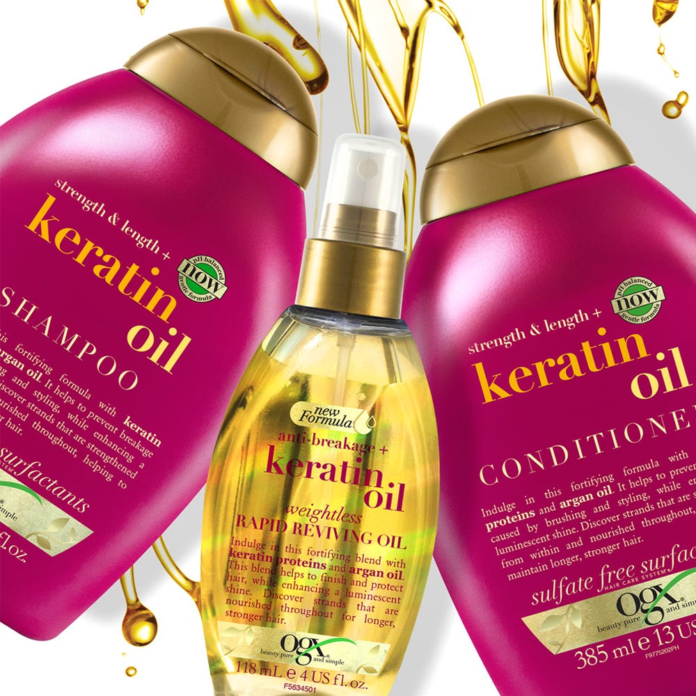 OGX Anti Breakage Keratin Oil Shampoo 385 ml