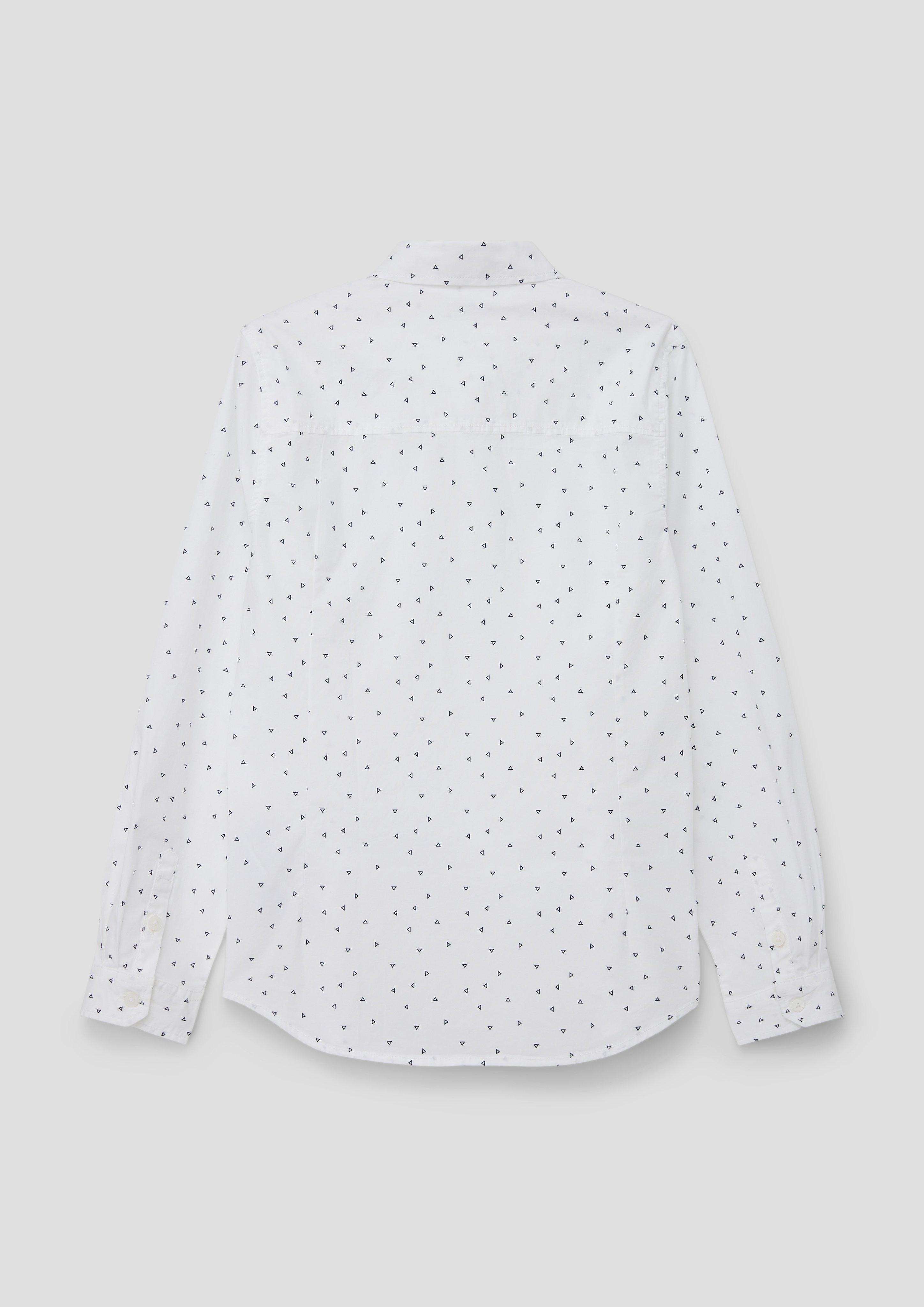 Slim: Hemd mit Allover-Print  2137540-01A2