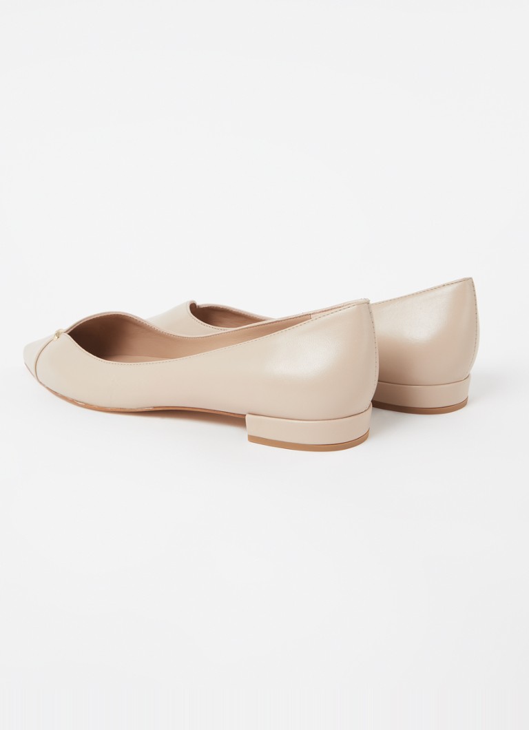 LKBennett Cally ballerina van leer