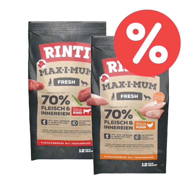 Mix-Sparpaket RINTI Max-i-mum Trockenfutter