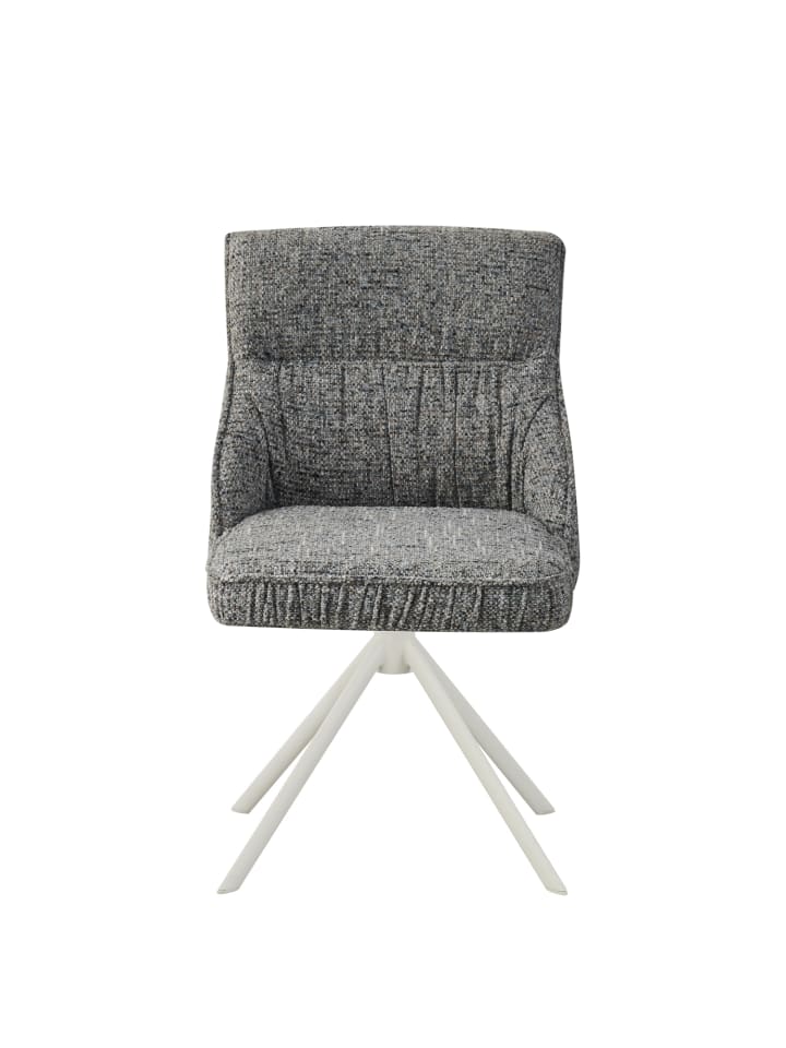 DUBI Möbel 2er-Set: Drehstuhl LINNEA in Dunkelgrau - (B)49 x (H)85 x  (T)62 cm günstig kaufen onesize