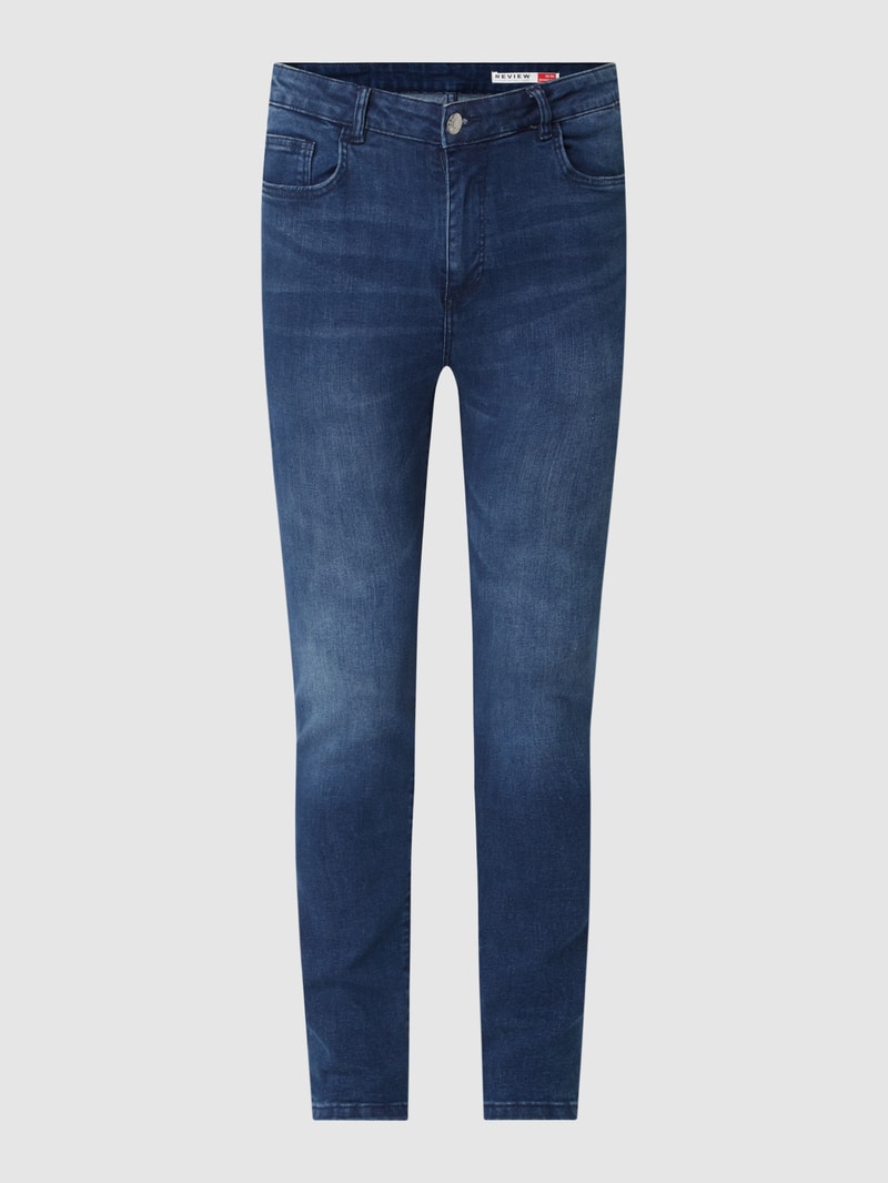 Skinny Fit Jeans im 5-Pocket Design in dunkelblau