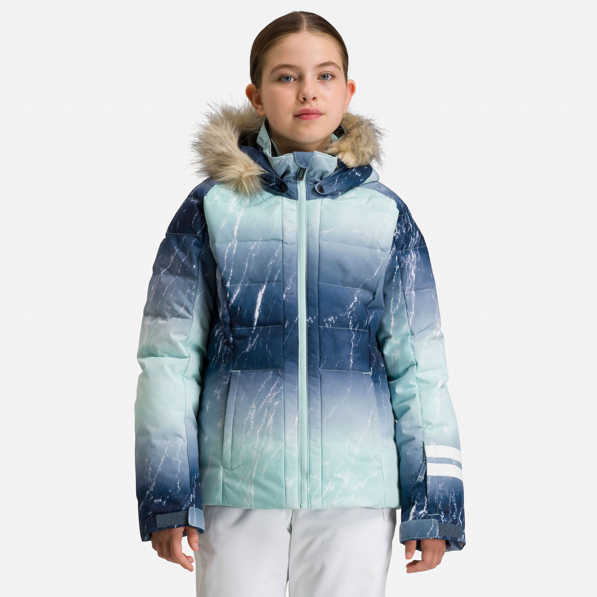 Veste de ski imprimée Polydown Fille