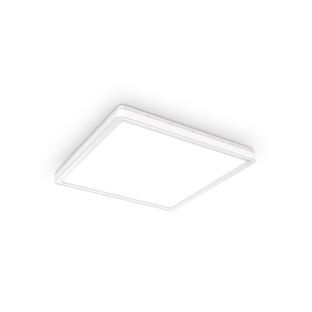 B.K.Licht Deckenleuchte LED Decken-Panel 293x293x28mm dimmbar Backlight Ultra-flach - BKL1311, Dimmfunktion, LED fest integriert, Neutralweiß, Deckenlampe 18W 2400lm Memory-Funktion 4000K neutralweiß - Farbe: Weiß