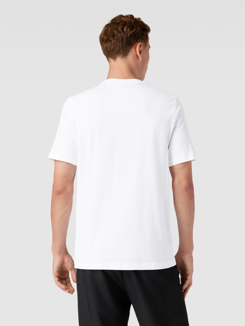 T-Shirt mit Rundhalsausschnitt in weiß