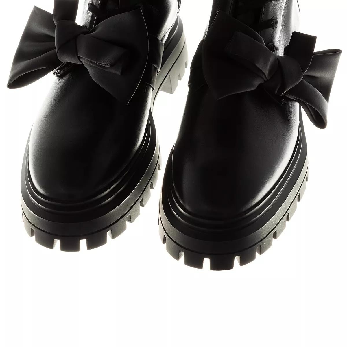 STUART WEITZMAN Stiefeletten schwarz Schnürstiefel