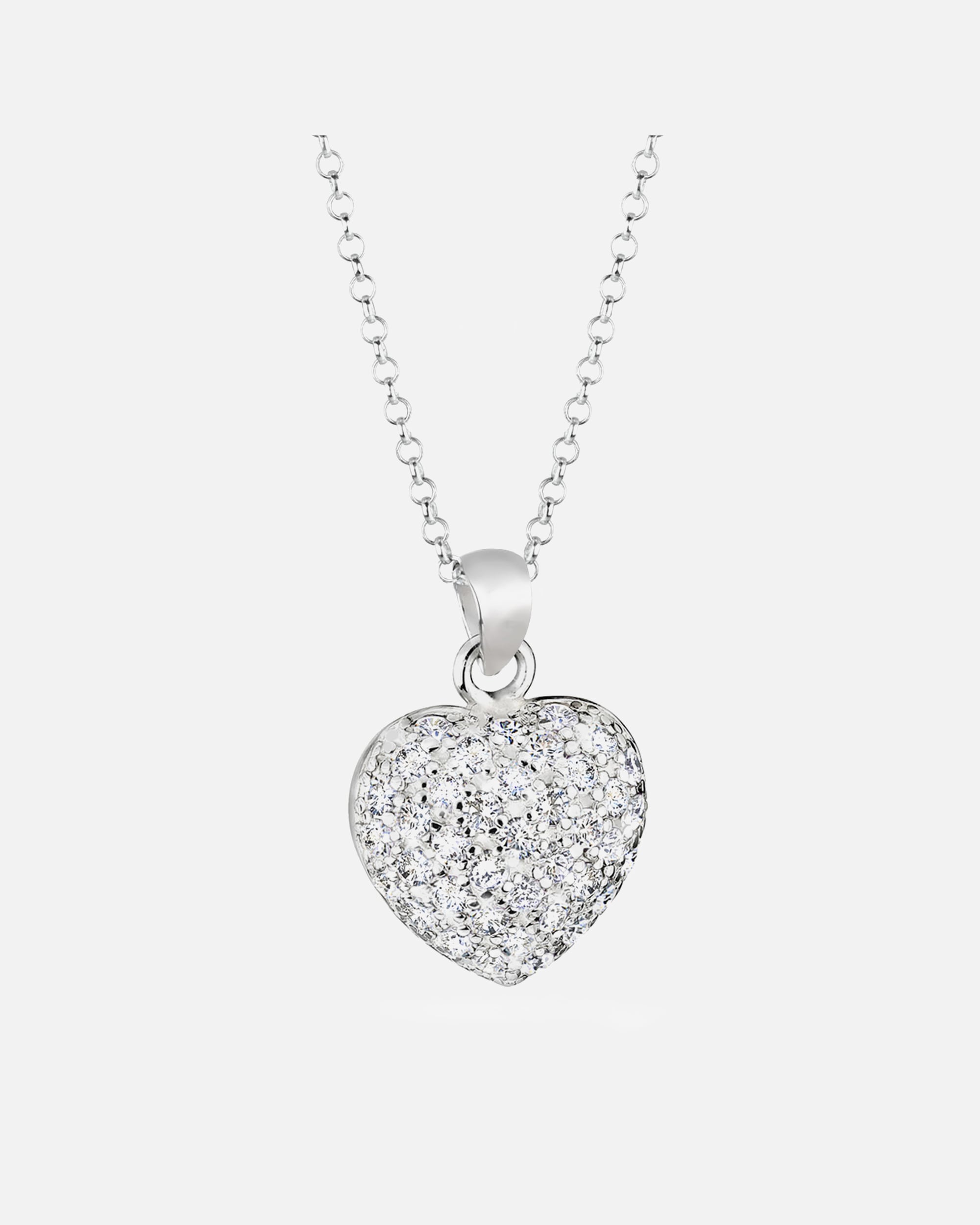 Ciondolo a forma di cuore da donna Elli con zirconi cubici - Argento 925/1000