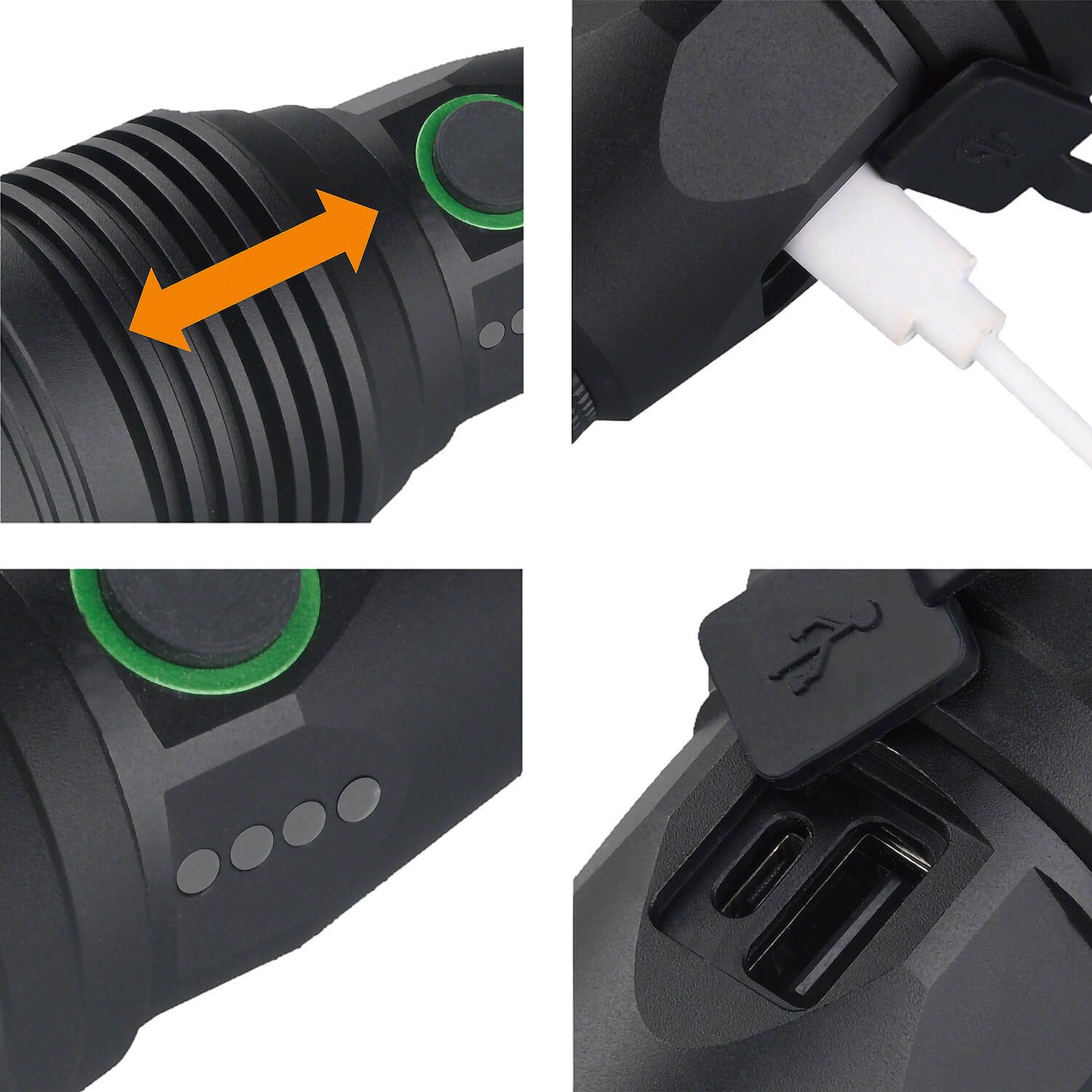 LED-Taschenlampe Goliath