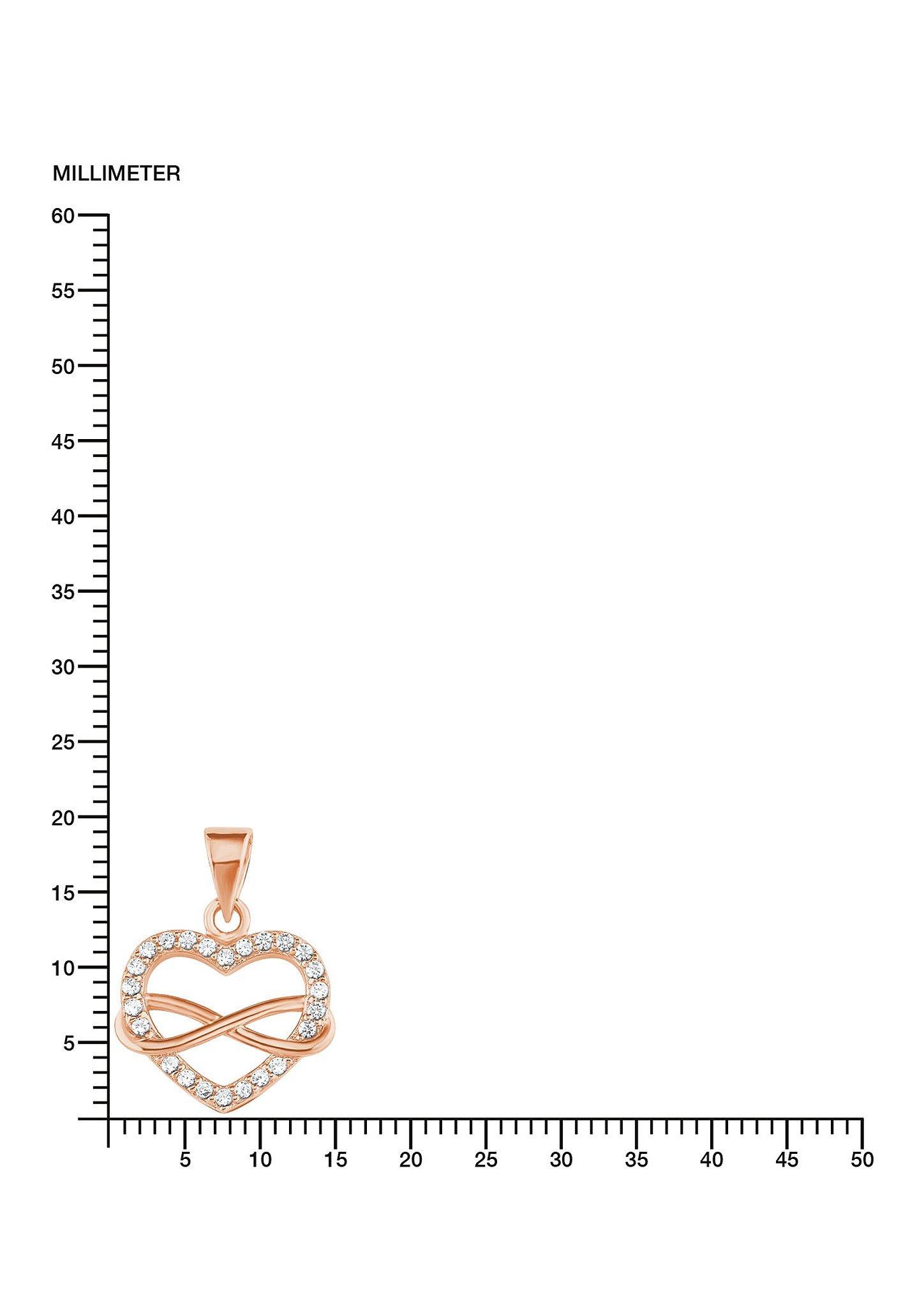 Silber-Halskette Herz/Infinity  272.802.6411.1186-05E0