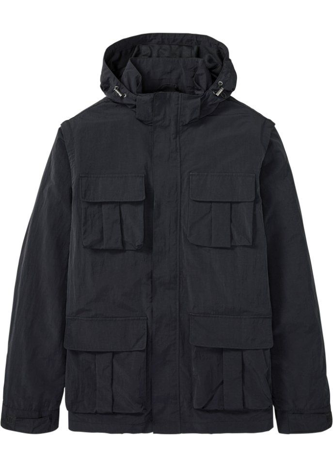 2 in 1 Funktions-Jacke mit abtrennbaren Ärmeln