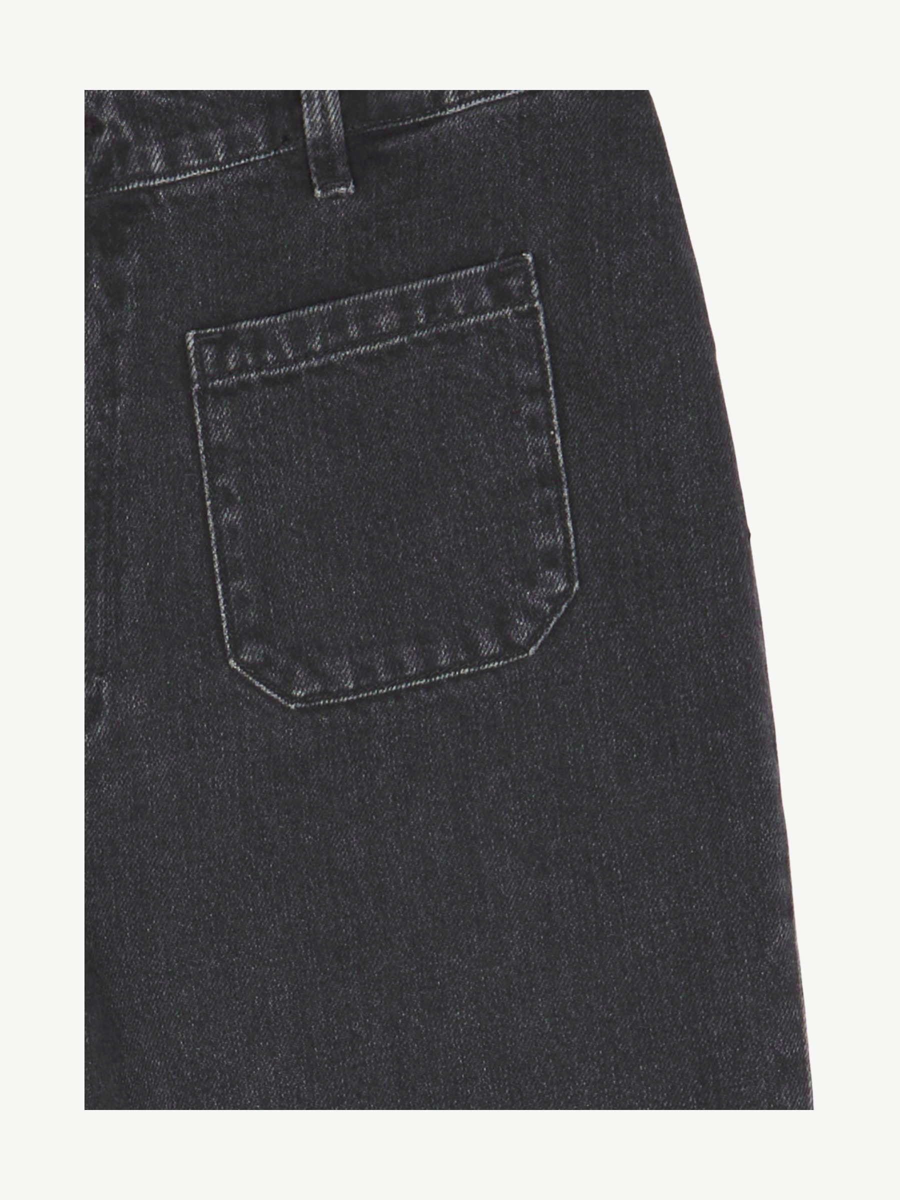 Flared Fit Ankle Denim aus Bio-Baumwolle