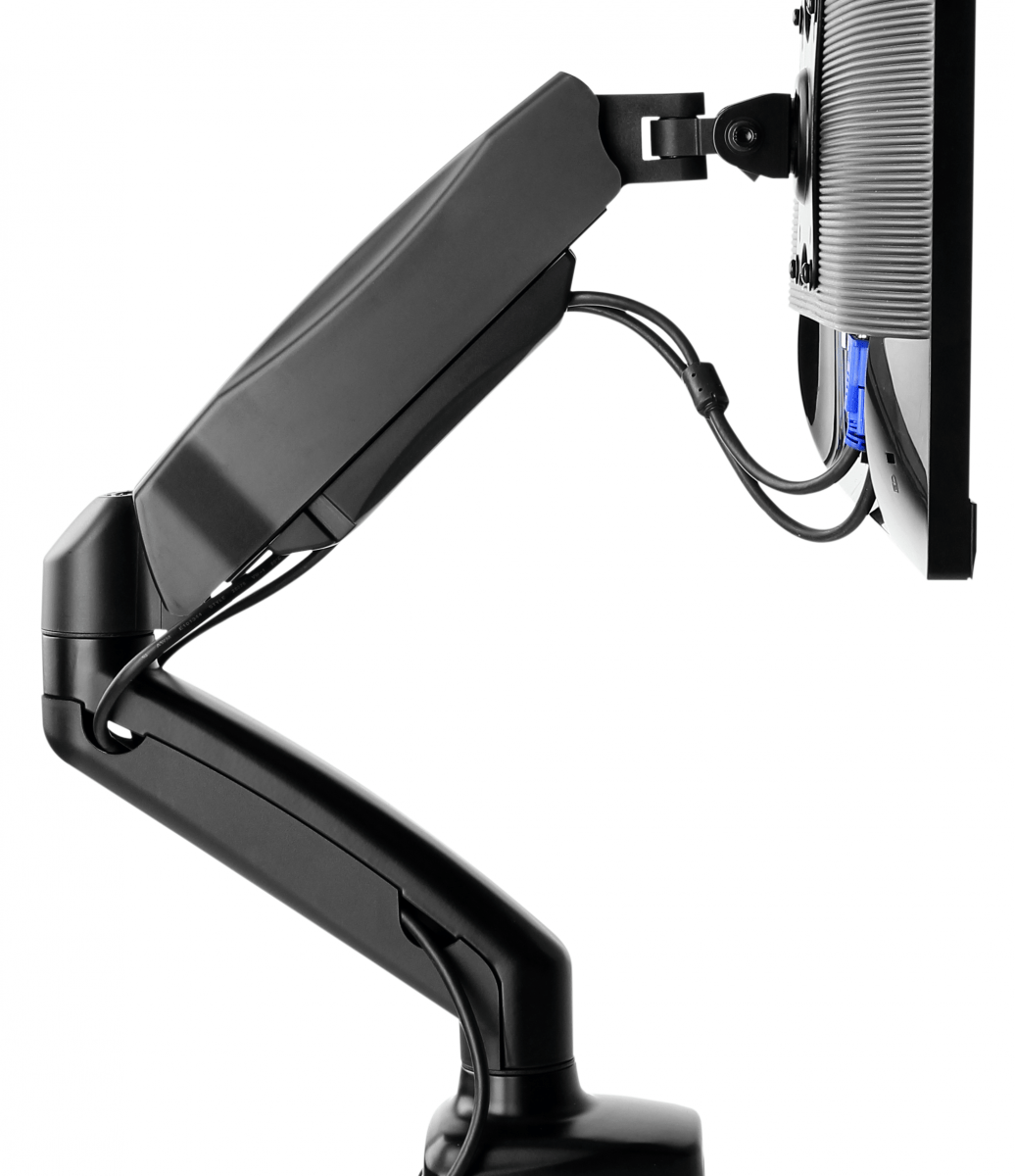 ICY BOX IB-MS304-T, Monitorständer, Tischhalterung für zwei Monitore bis zu 32