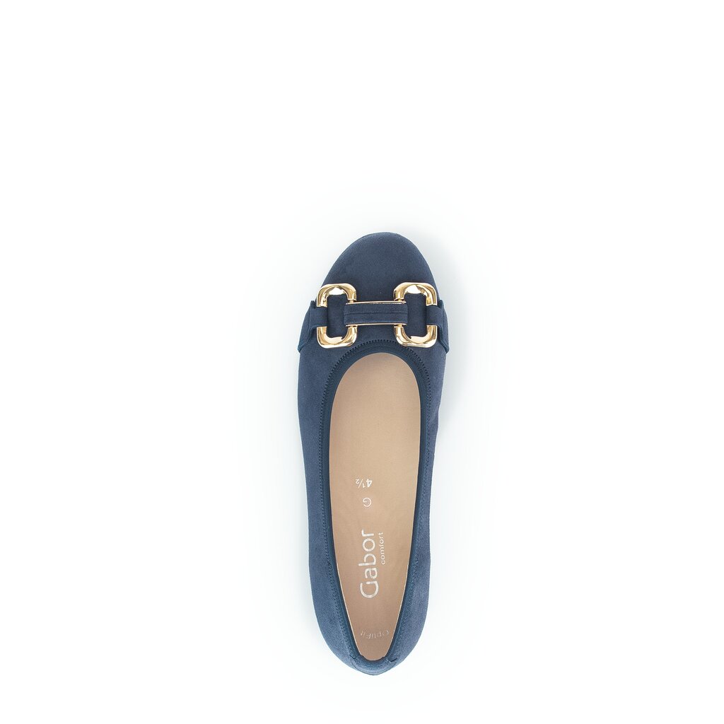 Gabor comfort Eleganter Ballerina blau