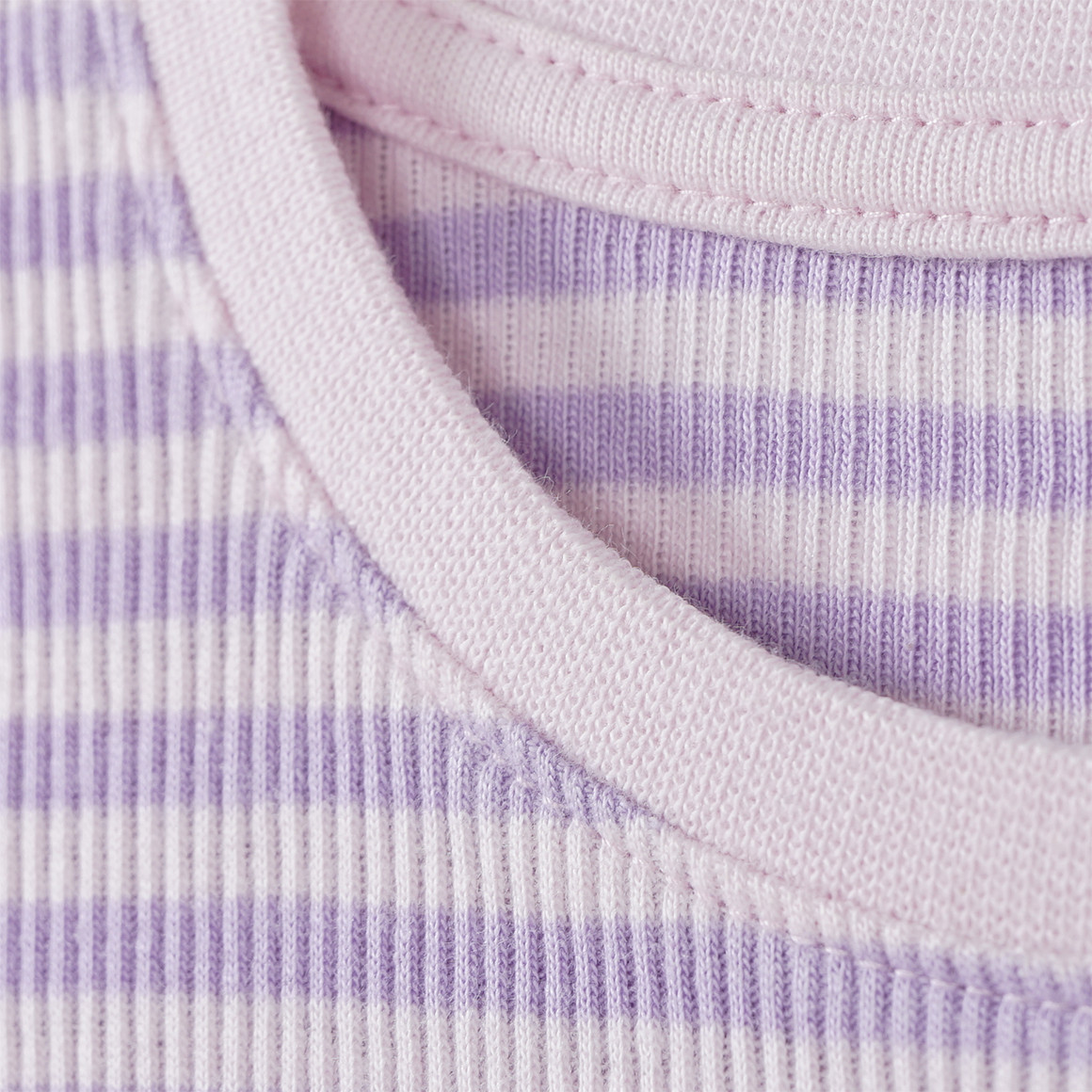 Mädchen Langarmshirt in Rippqualität