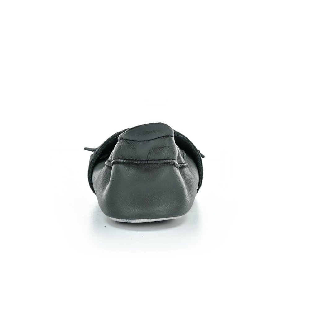 Bobux Whiskers Charcoal Barfußkrabbelschuhe