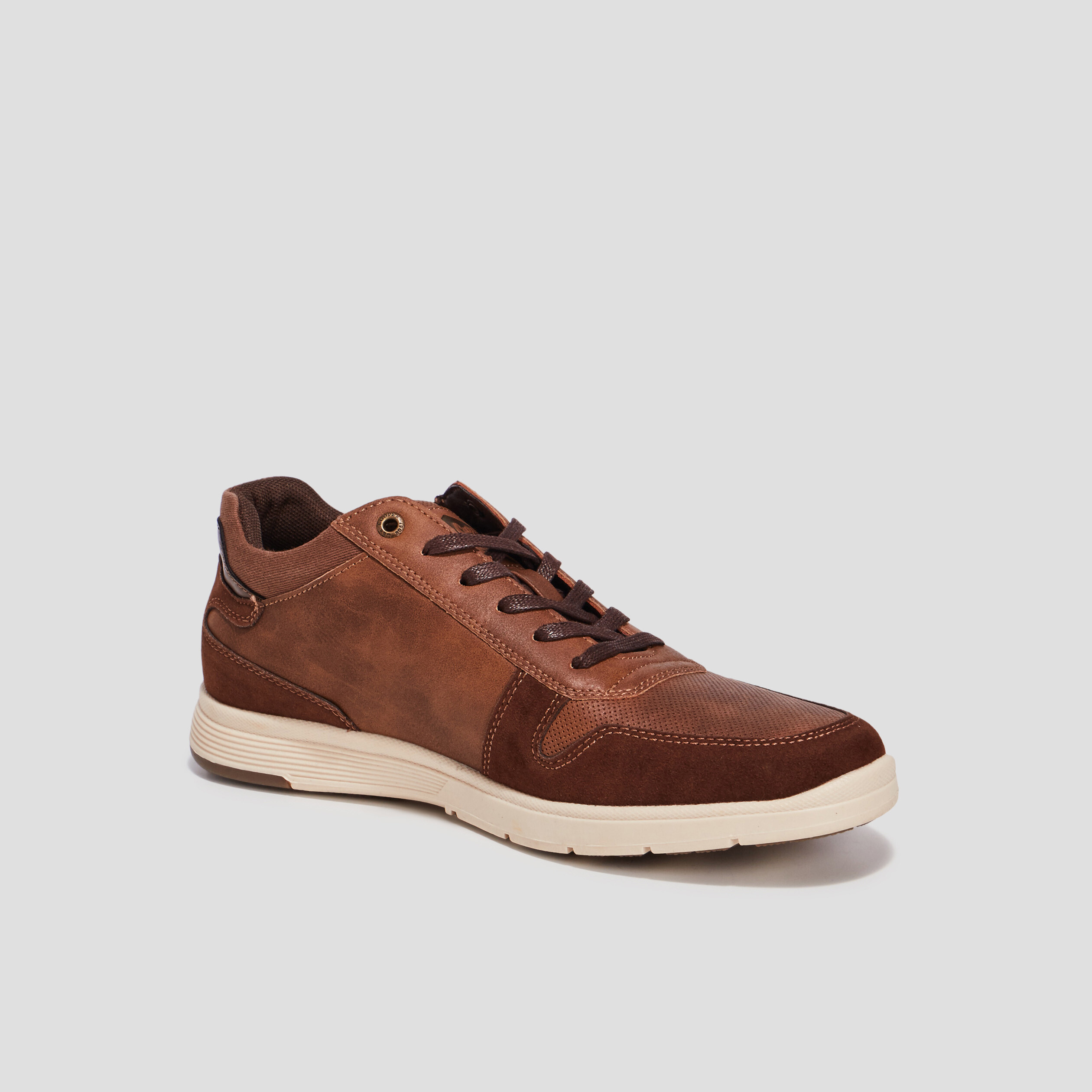 Baskets à lacets Lee Cooper marron homme | La Halle