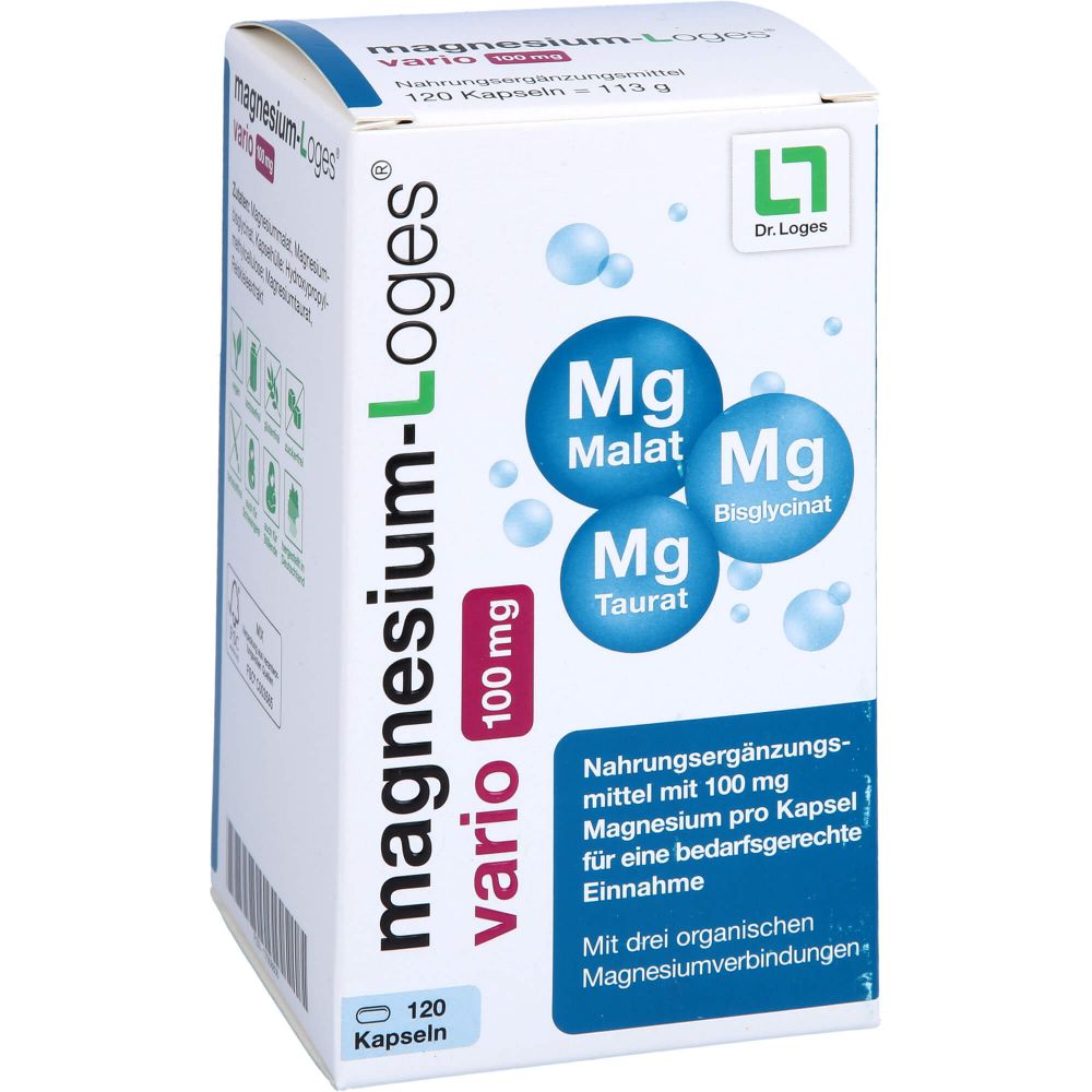 MAGNESIUM-LOGES vario 100 mg Kapseln