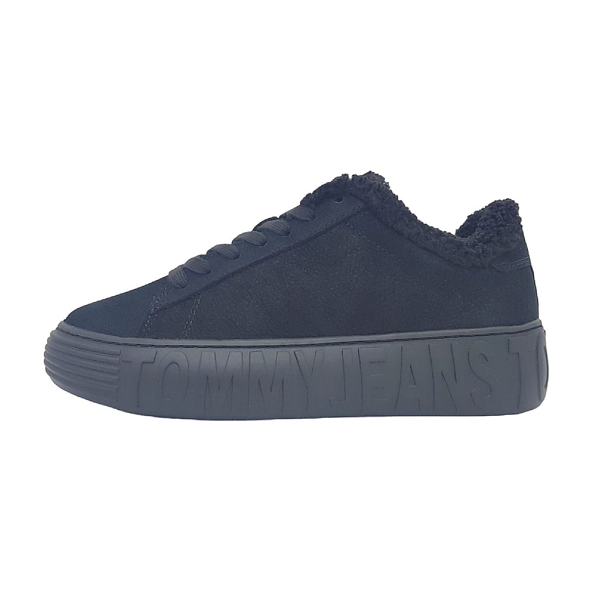 Tommy Hilfiger New Cupsole Leat WL EN0EN02274BDS Schwarz BDS- Black