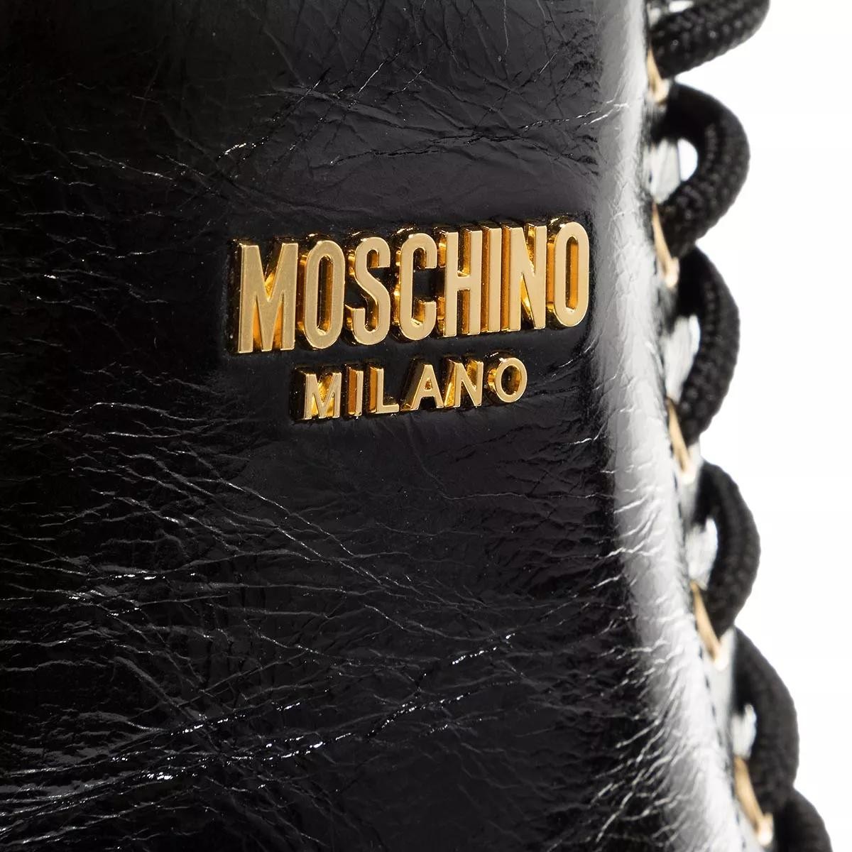 MOSCHINO Stiefeletten schwarz Schnürstiefel