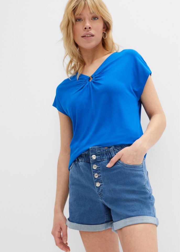 Jeans-Shorts mit Bequembund