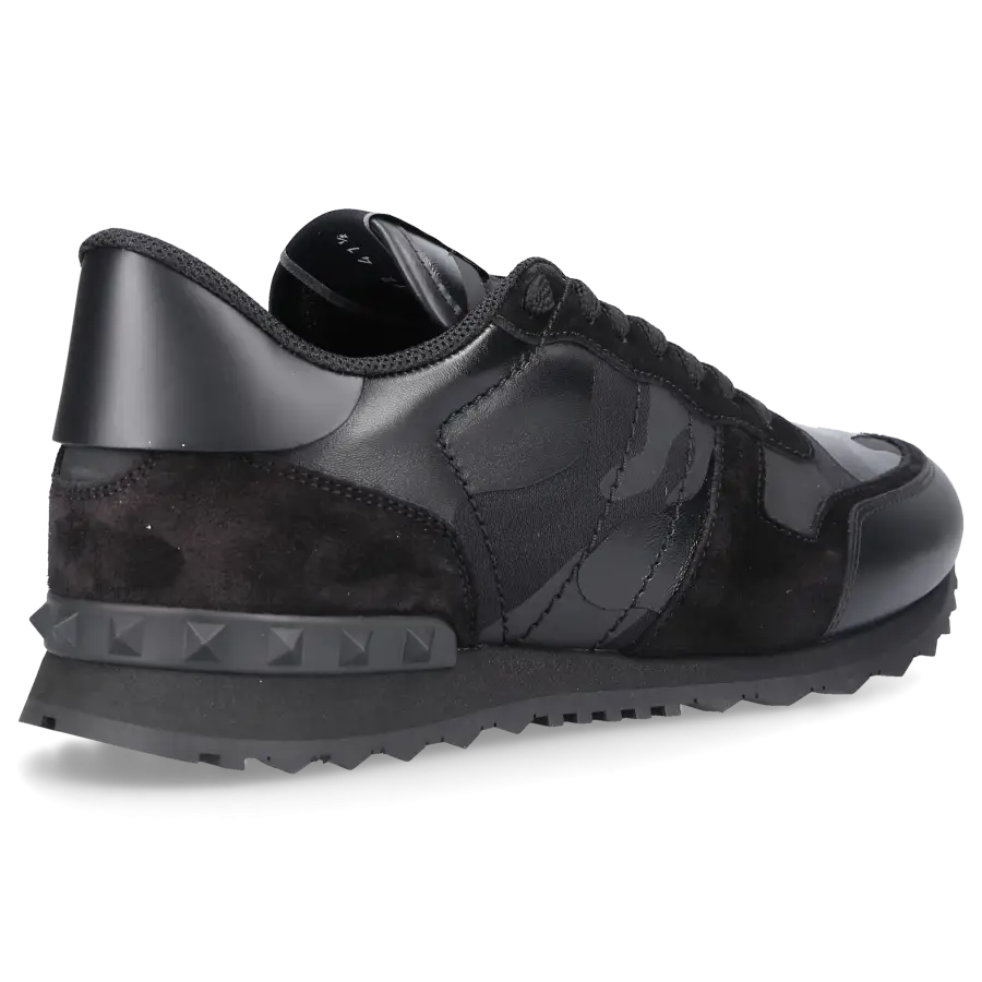 Valentino Garavani - Sneaker low ROCKRUNNER Kalbsleder - schwarz