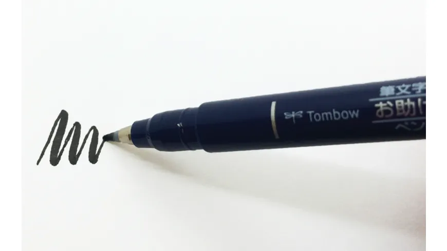 Tombow Kalligraphie-Stift Fudenosuke schwarz harte Spitze