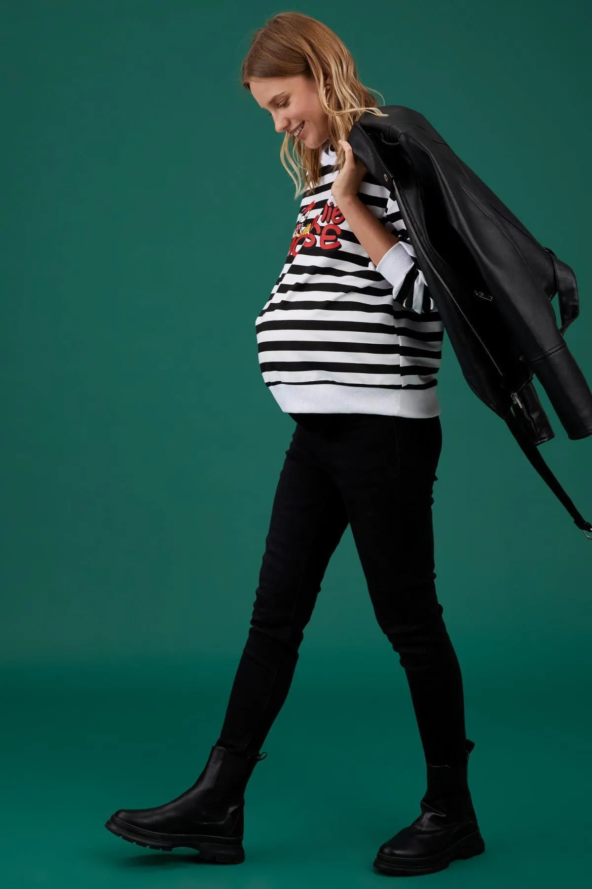 DeFacto  Skinny Fit, extra enge Passform, normale Taille, extra schmales Bein, lange Umstandshose