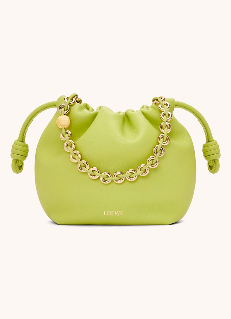 LOEWE Flamenco Mini clutch báránybőrből